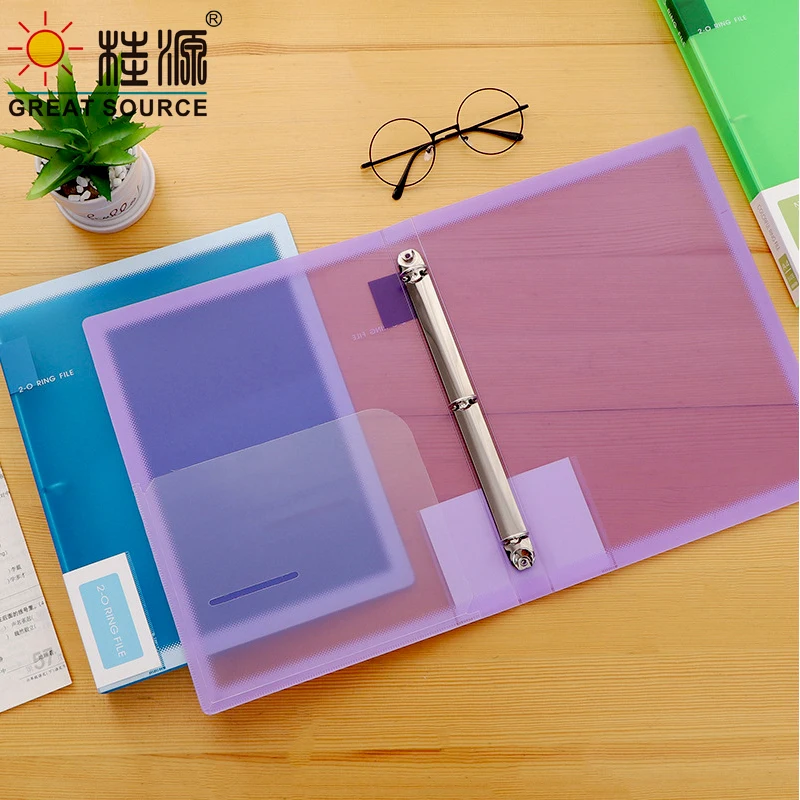 

A4 Lever Arch File 3 Rings ABS Board Folder 30mm (1.18") Spine Pull Stationery Document Storage Assorted Bright Colours(2PCS)