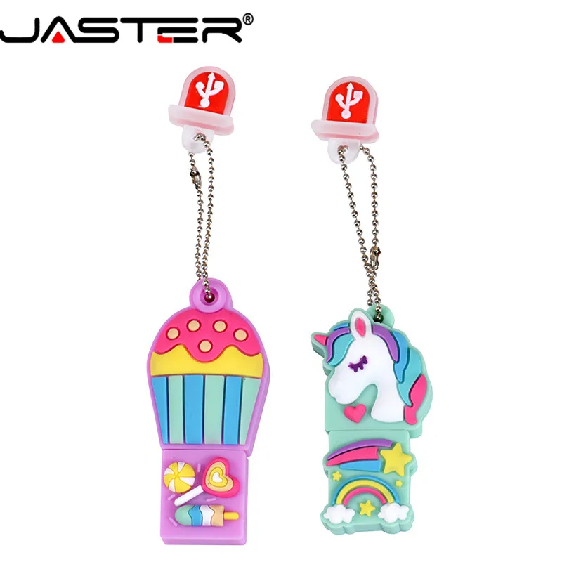 JASTER USB 2 0 Милая мультяшная ручка Конфета чехол модель флеш накопитель 4 ГБ 8 16 32 64