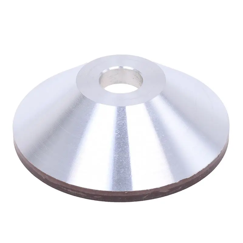 

100x32x20x10x3mm Resin Bonded Flaring Cup Diamond Grinding Wheel 240 Grit
