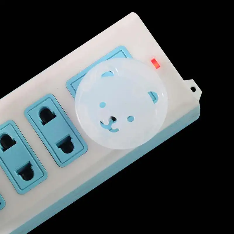 10 шт. Европейский стандарт медведь утолщенная круглая головка детская розетка