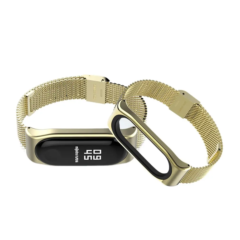 Новый браслет mi jobs Band 3 ремешок для Xiaomi умный из черного металла | Наручные часы