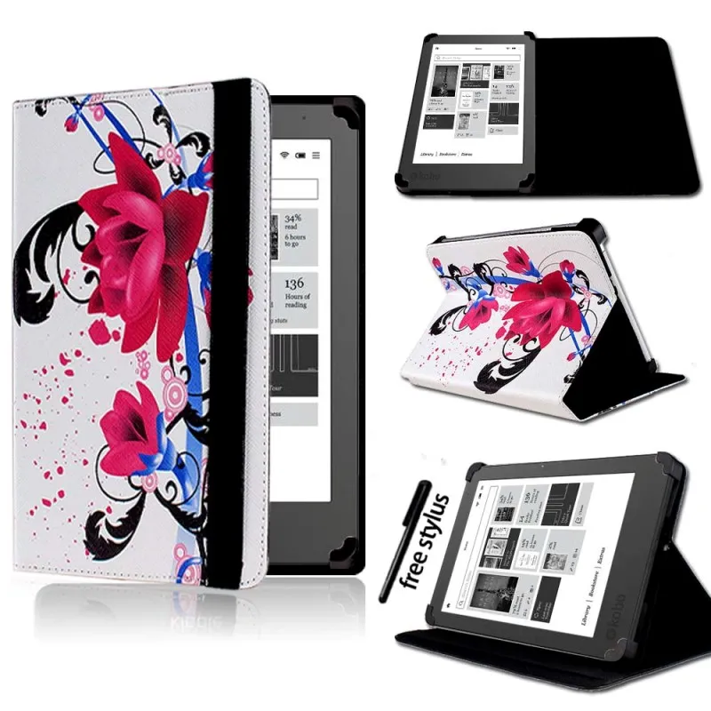 KK&LL для Kobo Aura HD/H2O 2014/H2O edition 2 2017 6 8 дюймов электронная книга планшет Кожаная