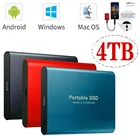 Твердотельный внешний накопитель USB 3.1 Type C SSD 4 ТБ внешний жесткий диск для настольного ноутбука