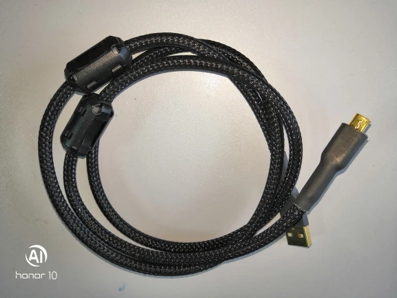 Кабель OTG usb линия hifi USB двойное магнитное кольцо позолоченный усилитель DAC кабель