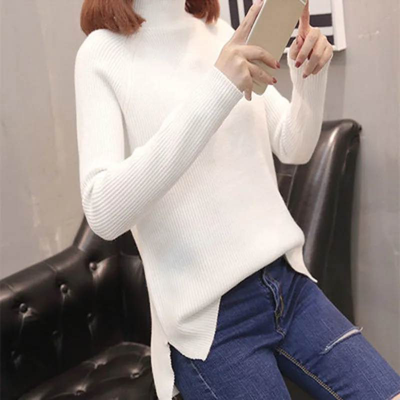 Осенняя и зимняя одежда женский свитер короткий вязаный Топ tutk K с длинными