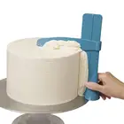 Торт скребок плавный Регулируемый шпатели для мастики для края торта гладкой крем украшения Diy формы для выпечки Посуда кухонный инструмент, для торта