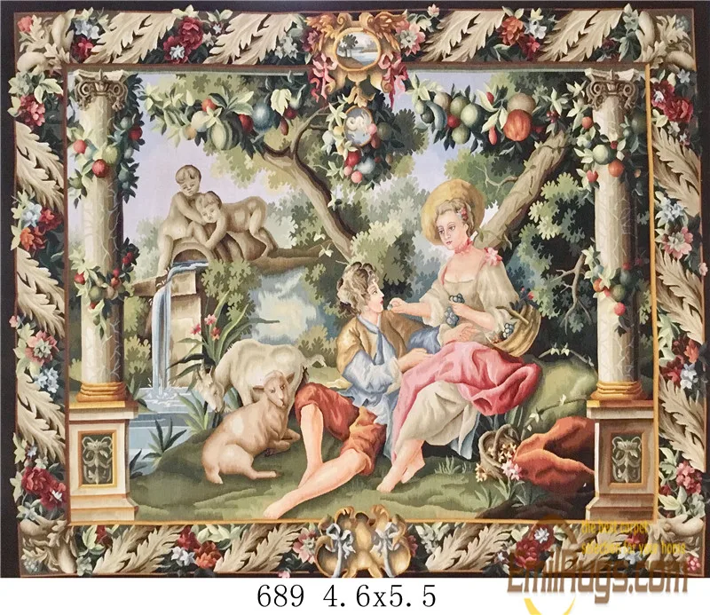 Гобелен прямоугольной формы настенный гобелен с цветочным стилем из