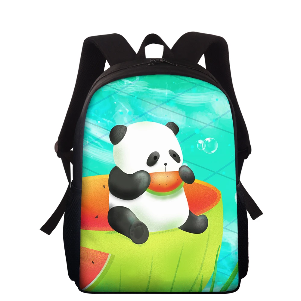 

Cute Panda Pattern Toddler School Backpack For Girls Boys Kids Cartoon Magic Mochila Book Bags Kawaii 15inch bag