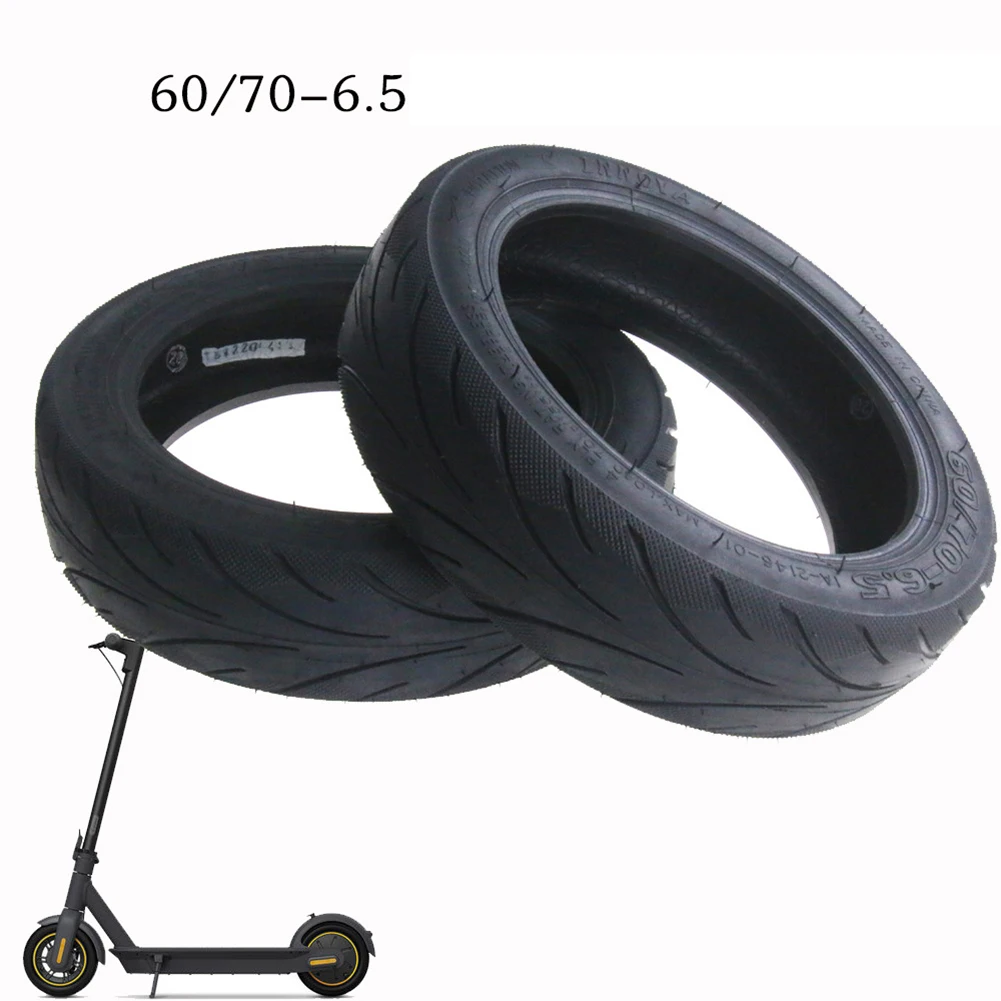

1 *Tire For Ninebot Max G30 60/70-6.5 Black Vacuum Tire Rubber Outdoor Sports Bike Bicycle Cycling Electric Scooter Accessories