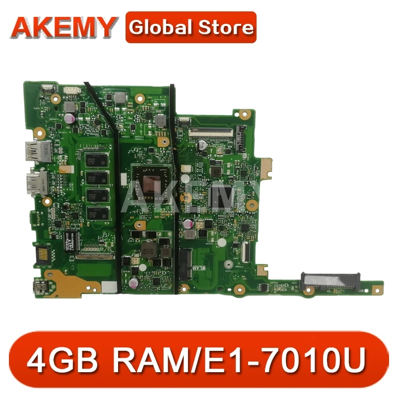 

Akemy Новый E402WA 4 ГБ RAM / E1-7010U с 32G-SSD материнская плата для ASUS E402W E402WA Laotop материнская плата материнская плата
