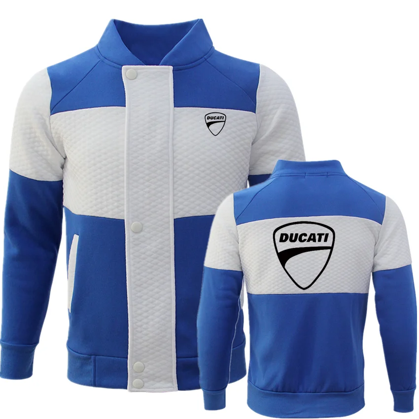 

2021 Ducati Logo Men's Jacket Casual High Quality Classic Motorcycle Bike Jacket Men's Thicken Printed Jacket Autumn Jacket mens