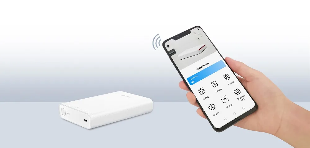 Original Huawei Honor Pocket Photo Printer Zink Portable Photo Printer AR Printer 300dpi Bluetooth 4.1 Support DIY Share 500mAh