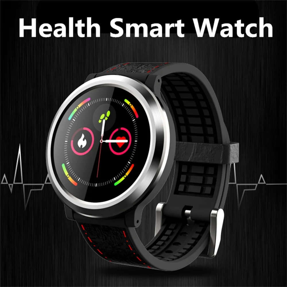 Мужские Смарт часы gps Спортивные Наручные Часы Android ios водонепроницаемые кровяное