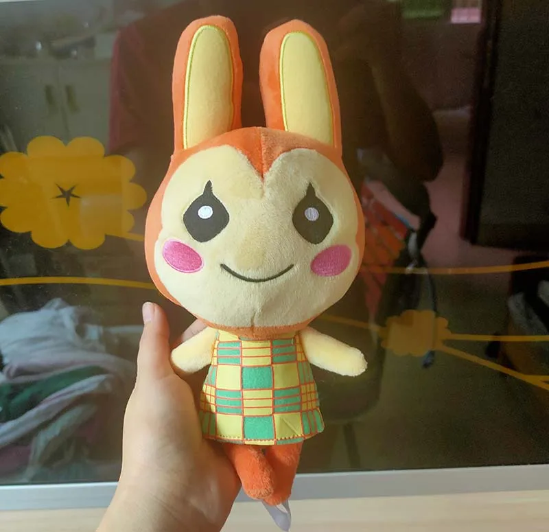 Новинка плюшевая игрушечная фигурка животного пересечение новых листьев Bunnie/Lilian