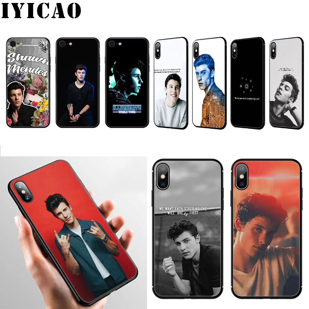 IYICAO певец Shawn Mendes Мягкий силиконовый чехол для телефона iPhone 11 Pro Max XR X XS 6 6S 7 8 плюс 5