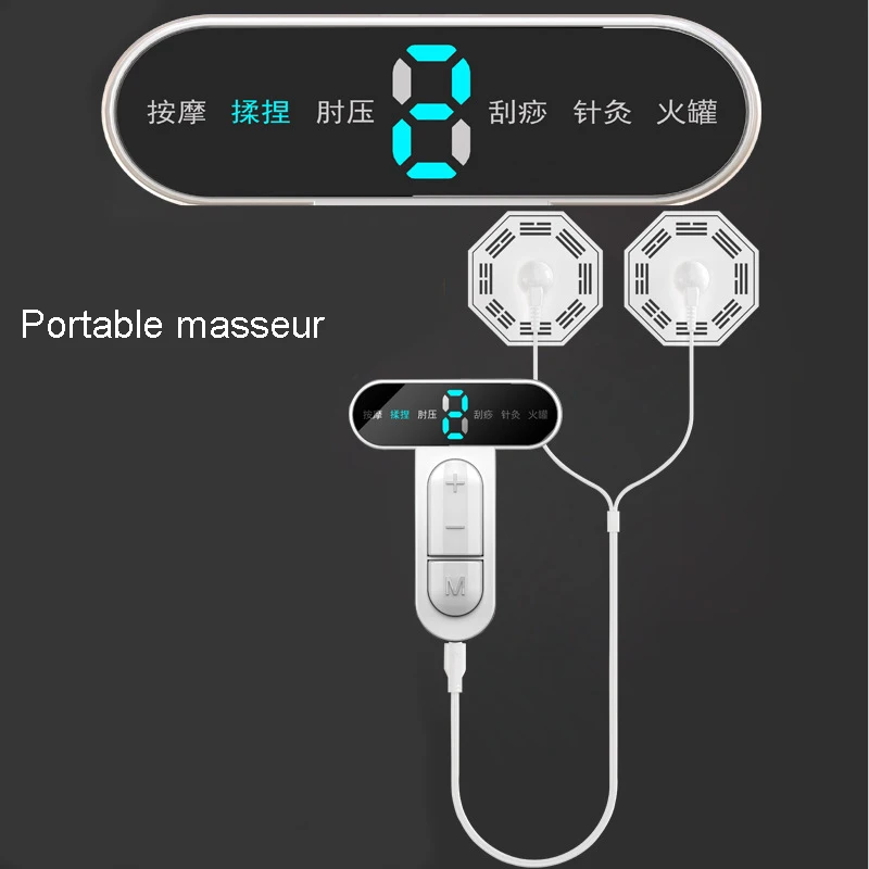Электронный импульсный массажер Tens инструмент для массажа шеи плеч релаксации
