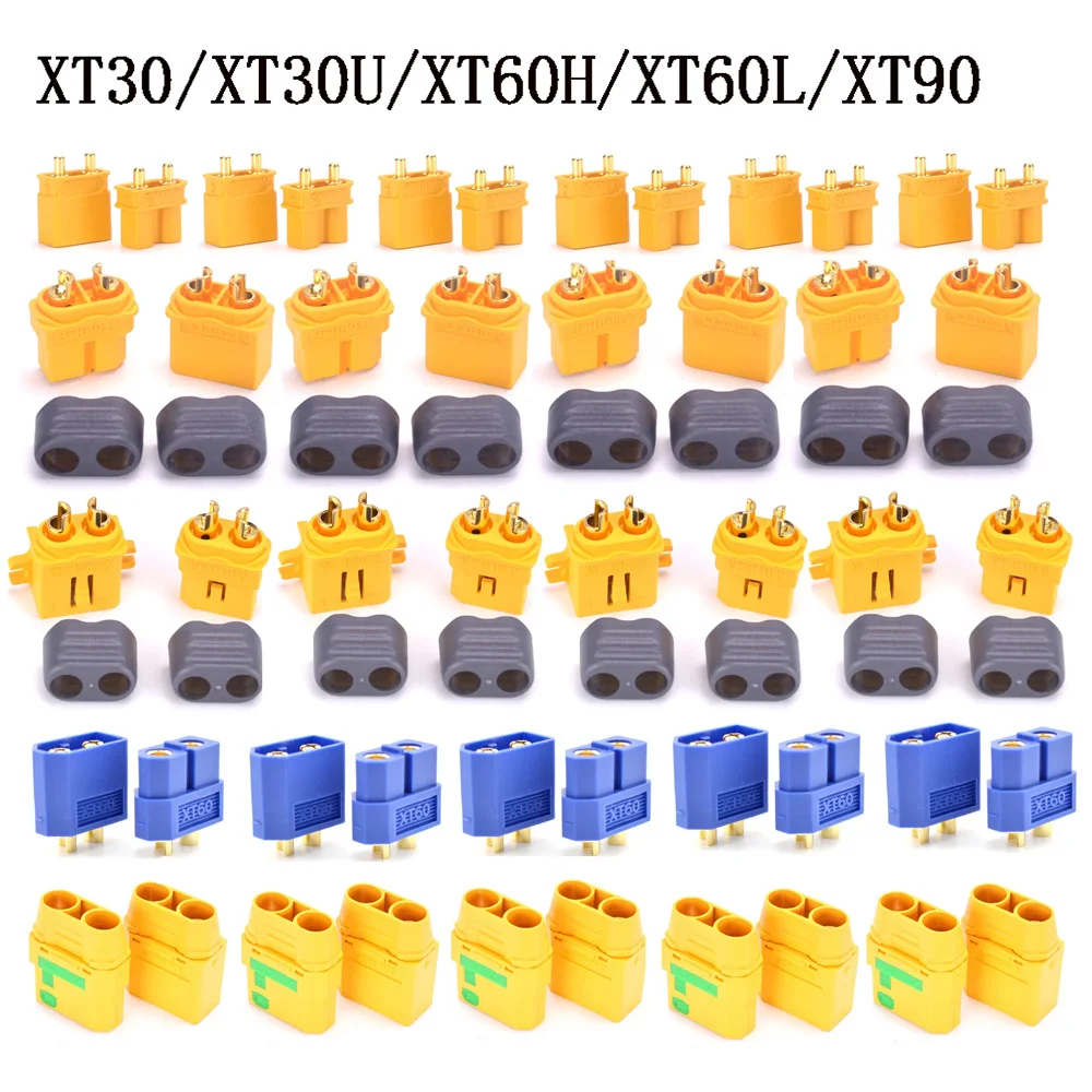 20 шт. (10 пар) Высокое качество XT30 XT30U XT60 XT60H XT60L XT60PW XT90 XT90S разъем для батареи