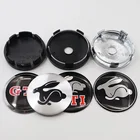 4 шт. 56 мм 60 мм логотип кролика Автомобильная эмблема колпачок центральной ступицы колеса Автомобильный обод ремонт пылезащитный значок крышки стикер аксессуары для стайлинга