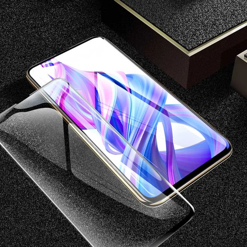 Закаленное стекло для huawei Honor 9X Pro, защитная пленка, Взрывозащищенная, полное покрытие, стекло Honor 9X9 X Pro - Цвет: Black