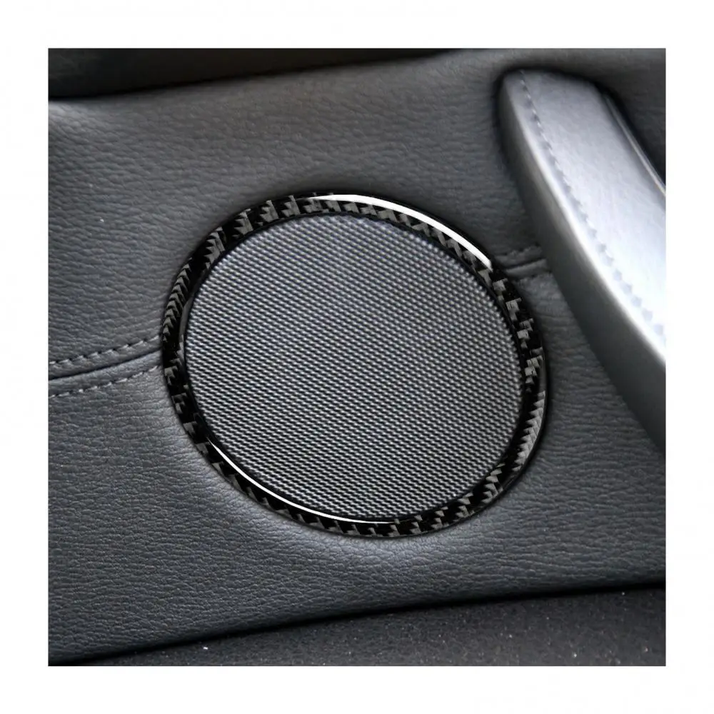 

4Pcs/Set Car Audio Speaker Loudspeaker Trim Ring Stickers for BMW X5 X6 E70 E71