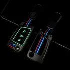 Чехол для автомобильного ключа для Volkswagen MK7GTI 7Golf 7Golf R для Skoda Octavia A7, складной чехол для сидений, аксессуары для автомобиля