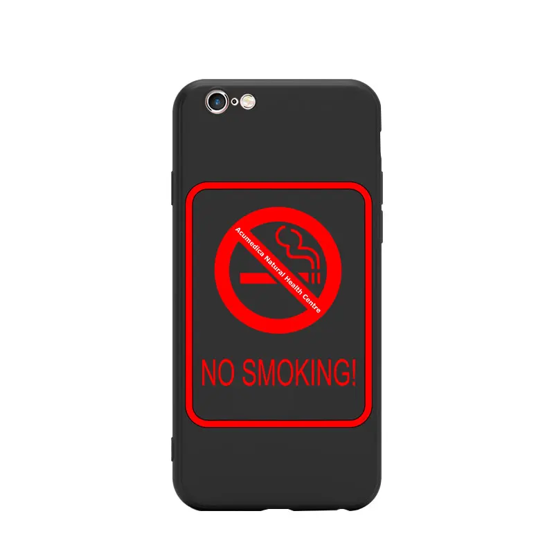 For iPhone 6 7 8 S XR X Plus 11 Pro Max No Smoking Give Up Cessation Abandon Nicotine Fraternity Theme TPU Phone Cases | Мобильные