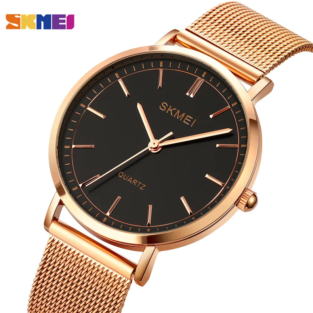 SKMEI Mens Quartz Watch Full Steel Wristwatch 30M Waterproof Sport Watches relogio masculino 2021 Luxury Top Brand Clock 1664