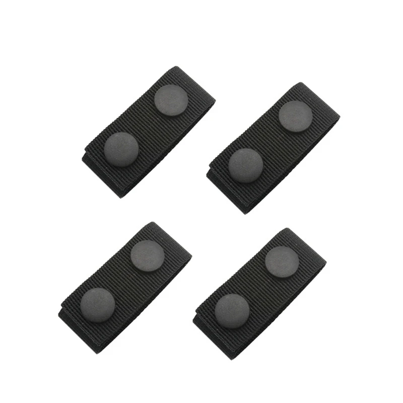 

4Pcs Tactical Belt Buckle Heavy Duty Belt Keeper Portable Webbing Belt Military Belt Equipment Accessories For Outdoor Sports