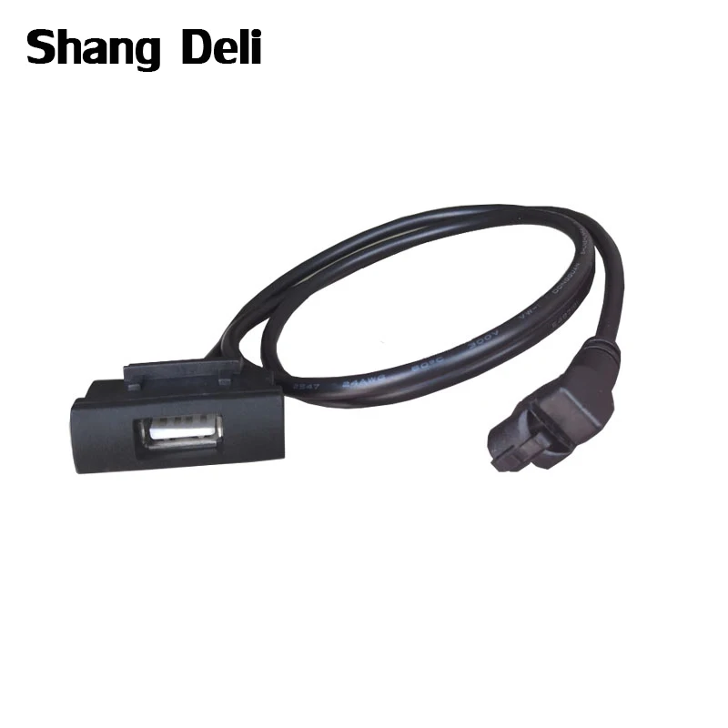 Для RCD510 RNS315 CD USB интерфейс кабель адаптер аудиовхода для Skoda Octavia коннектор|Кабели