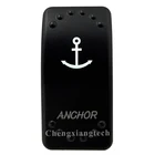 12v24v автомобиль с принтом лодочного якоря; Кулисный переключатель белый светодиодный светильник 3 Pin SPST включения выключения Замена для Лиги генератора сигналов произвольной формы стиль Водонепроницаемый IP66