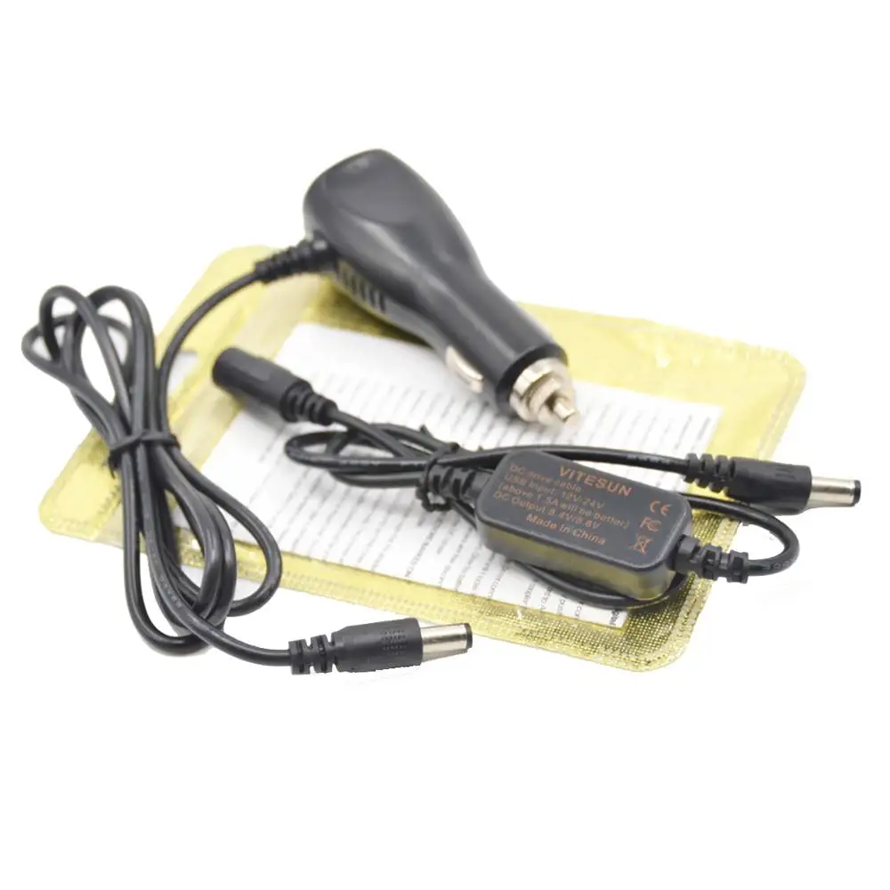 Автомобильное зарядное устройство 12 В 24 + понижающий кабель 8 в для зеркальной