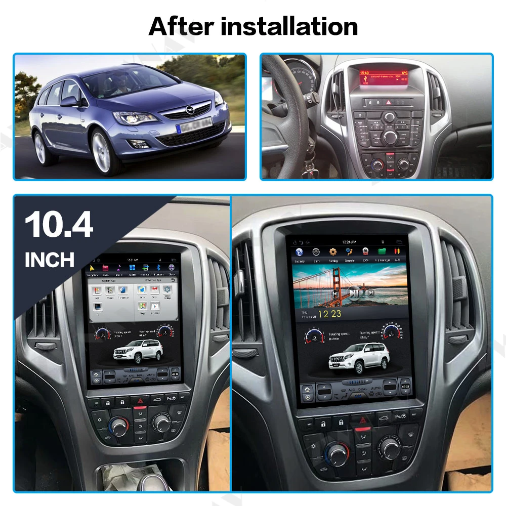 

4G RAM Vertical Screen Car GPS Multimedia Video Radio Player For Opel ASTRA J Verano 2010-2013 Android System Navigaton Stereo