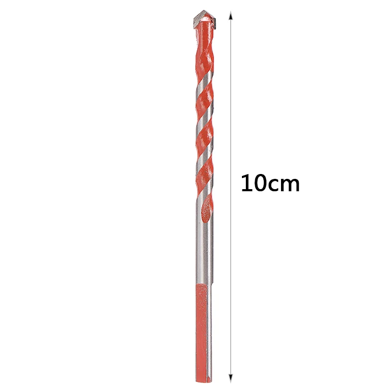 Quality 6mm Triangle Twist Drill Bits Tile Glass Ceramic Concrete Drill Bits Hole Drilling Opening Bits Power Tool Accessories images - 6