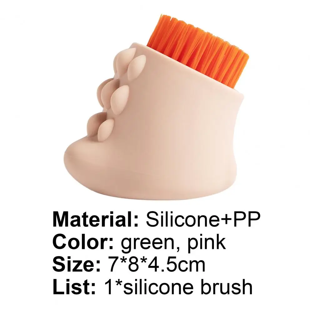 

Massage Brush Cute Skin-friendly Silicone Deep Cleaning Bath Comb for Kids
