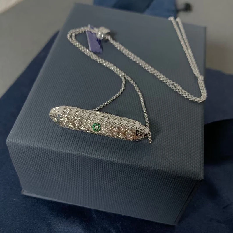 

S925 sterling silver summer new evil eye necklace female fashion retro design devil eye necklace retractable adjustable jewelry