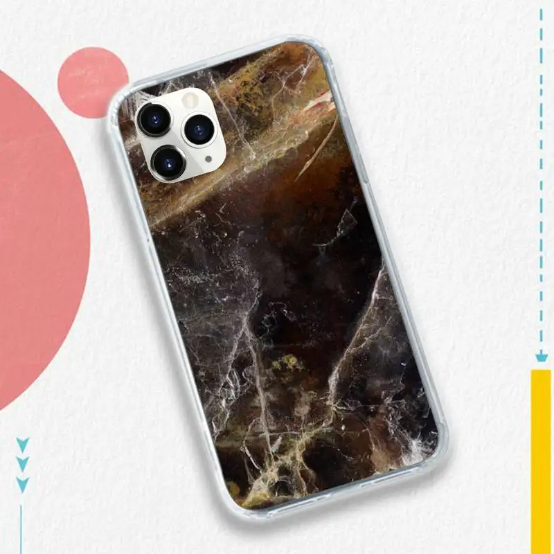 

Gold Marble Texture Granite Phone Case for iPhone 11 12 pro XS MAX 8 7 6 6S Plus X 5S SE 2020 XR