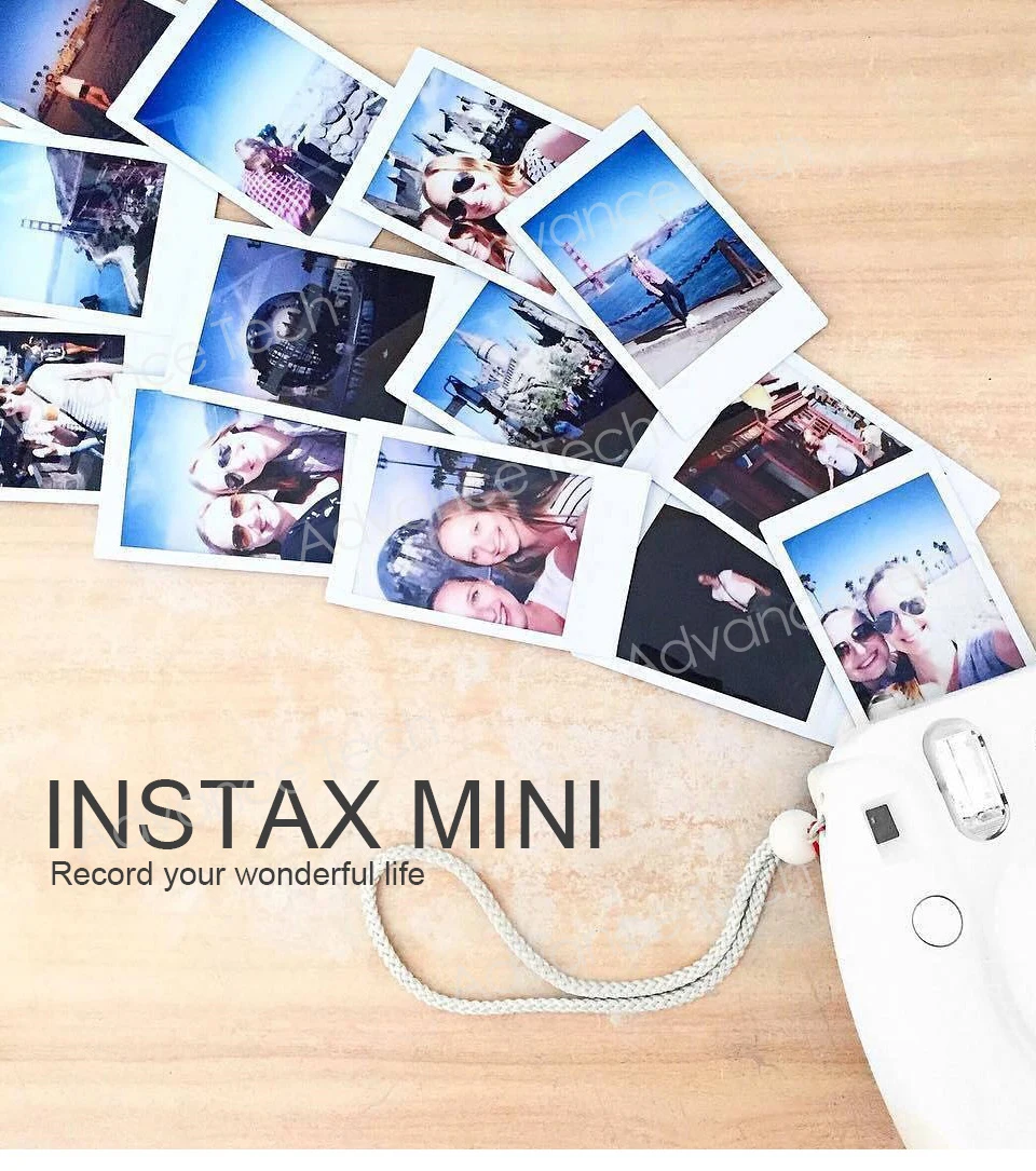 ЖК-дисплея с подсветкой FUJIFILM FUJI INSTAX MINI 9 пленка глянцевая фотобумага в 1 пакет для SP1 SP2 70 7cs 8 25 90 50 Lomo
