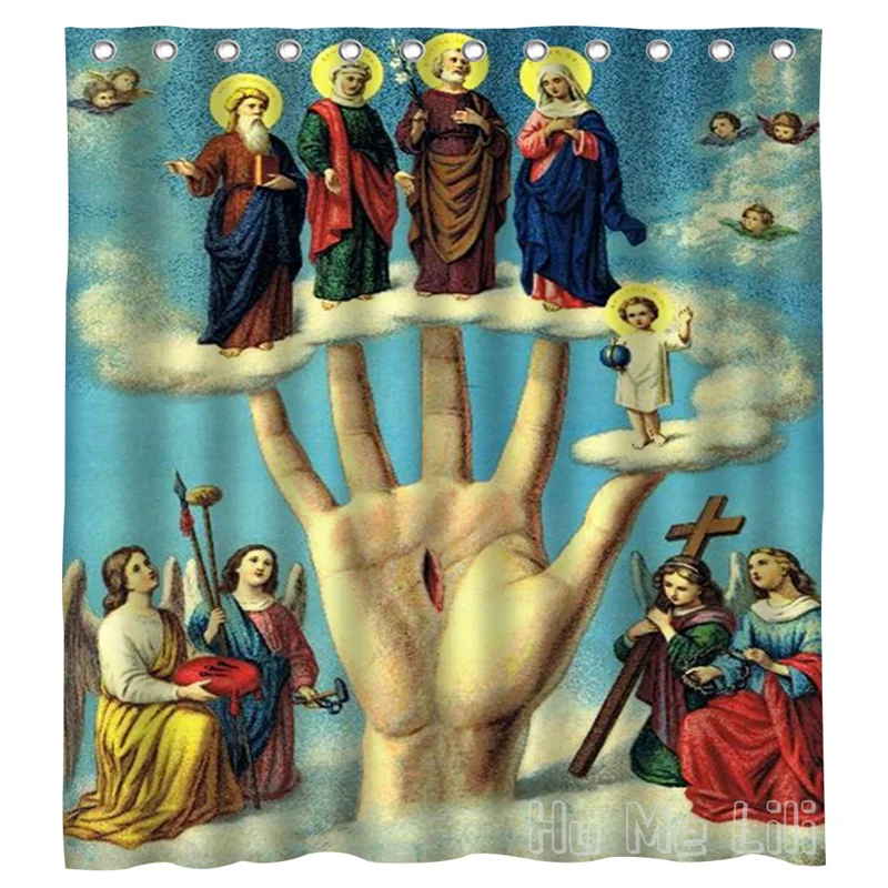 

The Greek Holy Rites Orthodox Church Jesus Nativity Of Christ Icon Shower Curtain By Ho Me Lili Christmas Bathroom Decoration