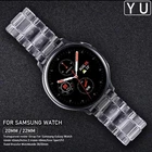 Ремешок прозрачный для Samsung Active 2 44 мм 40 ммGalaxy Watch 46 мм 42 ммGear SportS3, 20 мм 22 мм