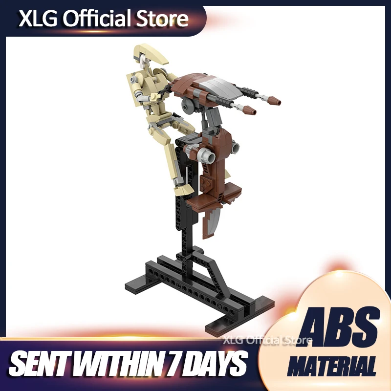 

Single Trooper Aerial Platform Diy Building Blocks Creative Star Space Series Model Collection Star Movie Scene Toys Gifts Kids