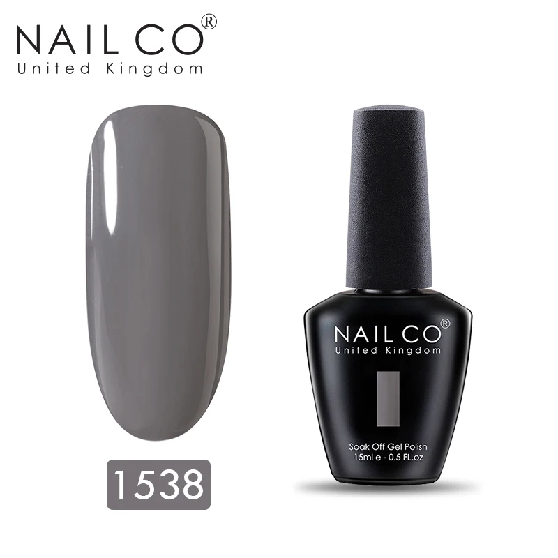 1538 NAILCO синяя серия лаков для ногтей 150 чистый цвет стойкий лак для ногтей Гибридный Esmalte дизайн ногтей гель лак - Цвет: 1538