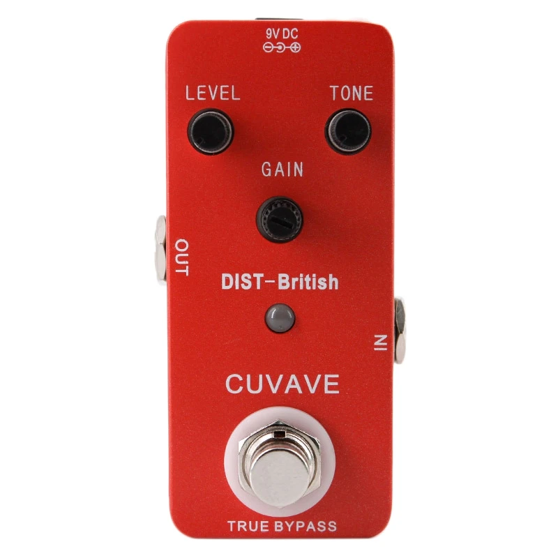 

CUVAVE DIST-British Distortion Guitar Effect Pedal Effects Stompbox True Bypass Based On Classic JCM Amp Distortion