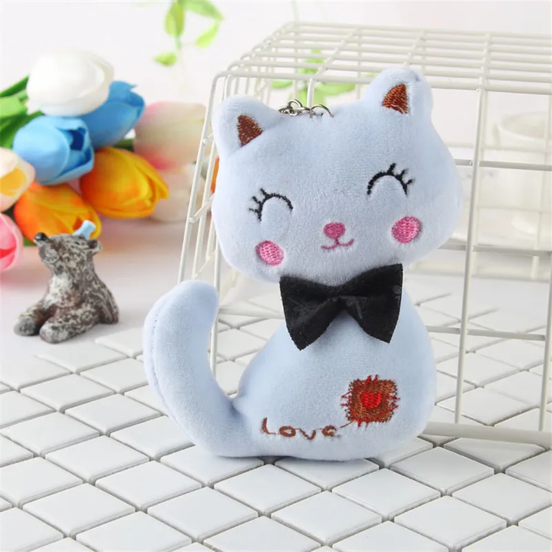 1 шт. животных мягкие Kitty брелок с котом игрушка Размеры новых кошка плюшевая