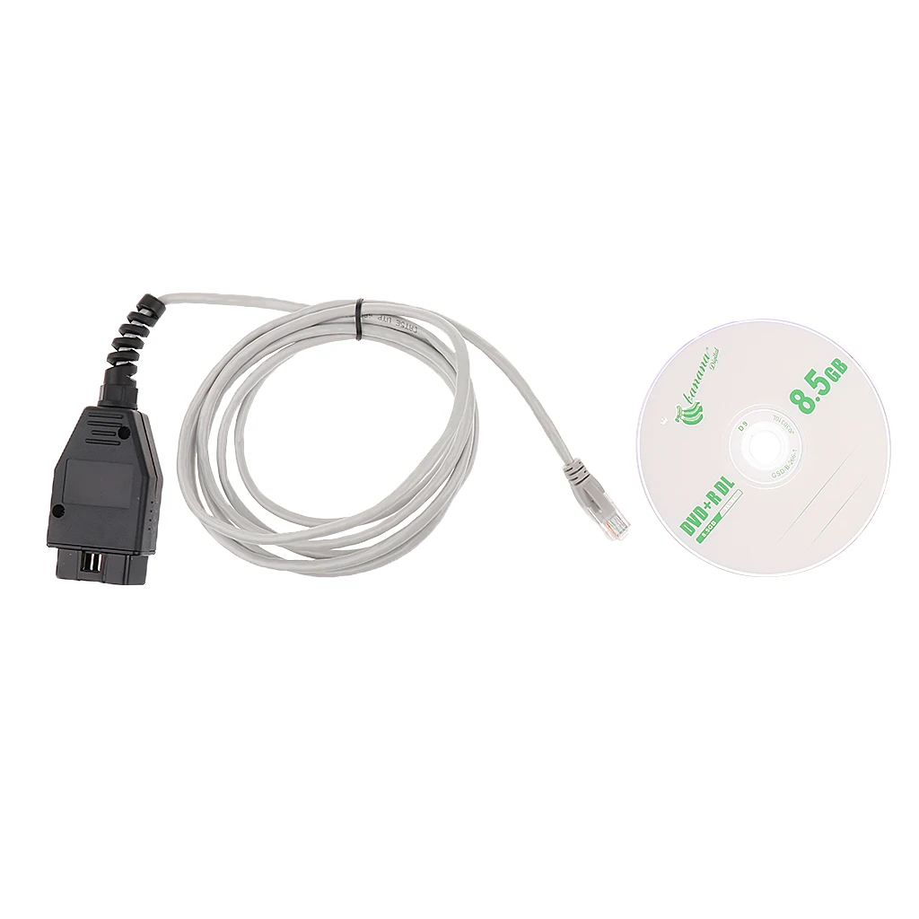 Кабель ENET Ethernet к интерфейсу OBD E-SYS кодирования для BMW F-series |