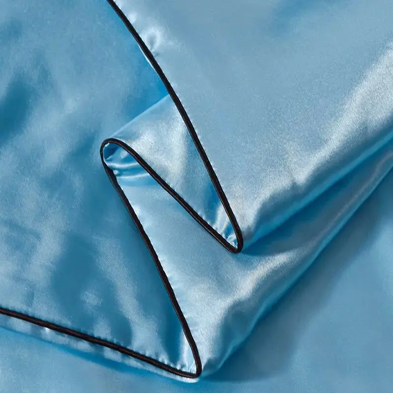 

Washable Ice Silk Summer Solid Color Super Soft Non-slip Jacquard Bed Cover Quilting For Adult Kid Breathable Sleeping Bedspread