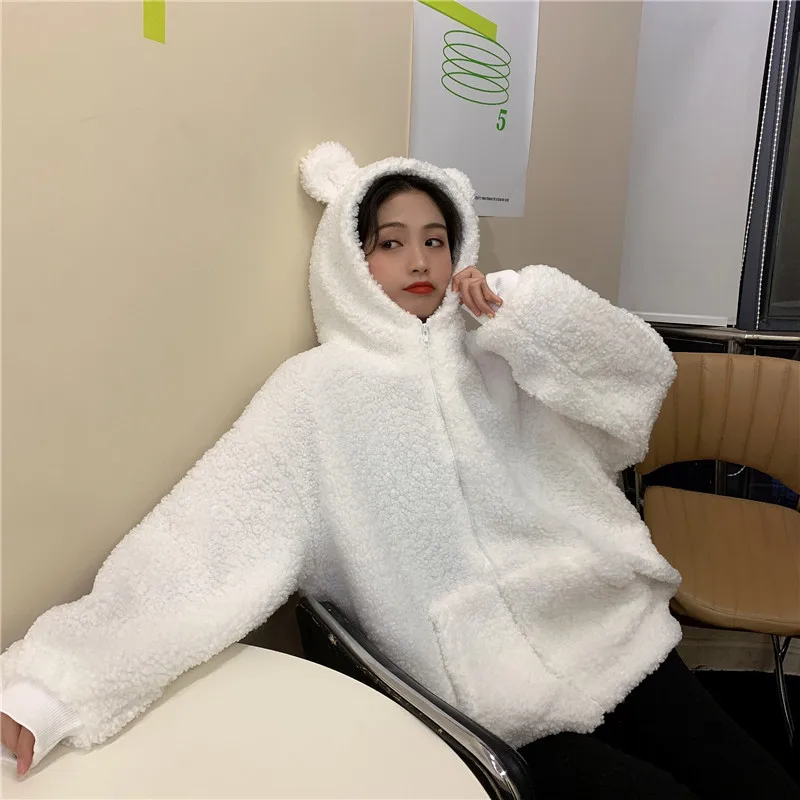 

VOOCIEC 2020 Lovely Hoodie kawaii clothing aesthetic sailor moon cosplay harajuku hoodie winter tops for women fall winter
