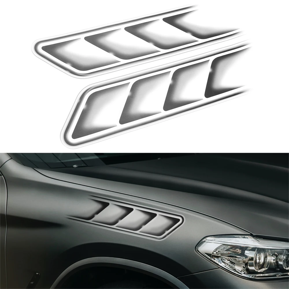 Автомобильный Стайлинг 3D Искусственные вентиляционные отверстия декоративная