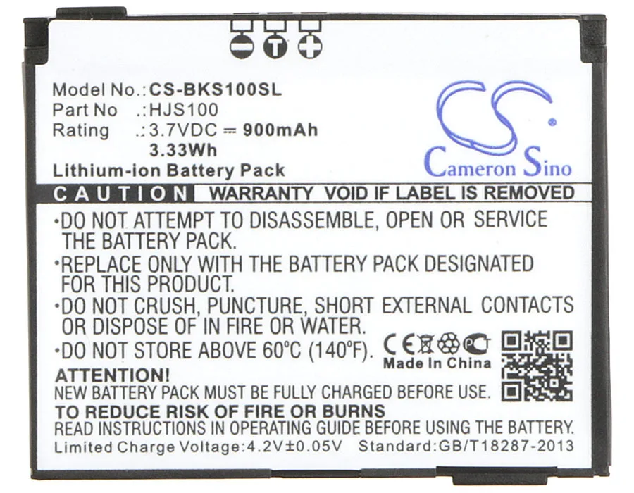 

CameronSino for BECKER HJS 100 HJS-100 Map Pilot 338937010208 HJS100 battery