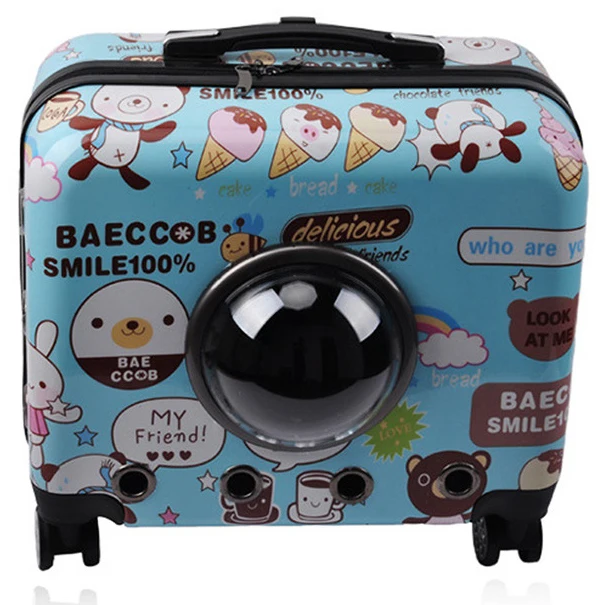 6 цветов переноска для собак кошек рюкзак на колесиках дорожная сумка чехол