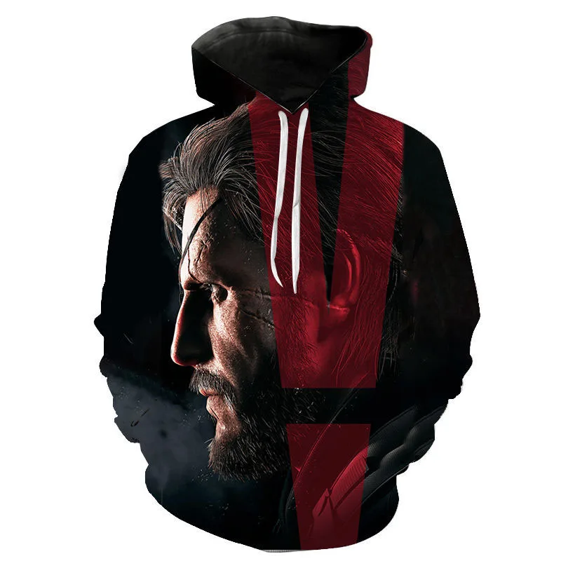 

Metal Gear Solid Hoodies Shooting Game MGS 3D Printed Fashion Sweatshirt Men Women Oversized Hoodie Harajuku P Men-Pullovers